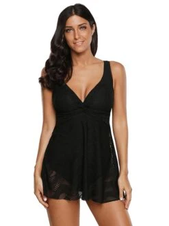 Badeanzug In Schwarz