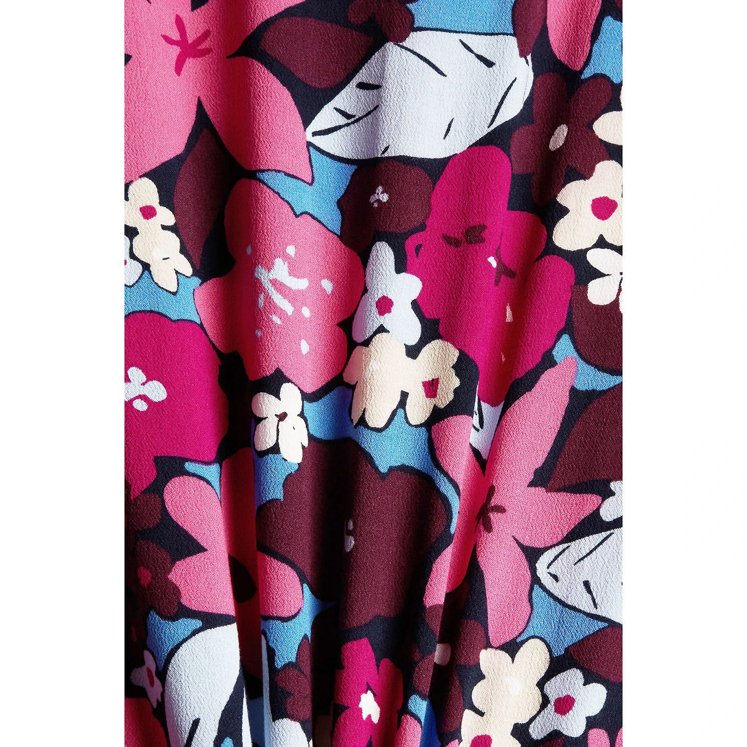 Edc By Esprit Blusenkleid Mit Blumen-Print In Pink 6 Edc By Esprit Blusenkleid Mit Blumen-Print In Pink – Bild 4