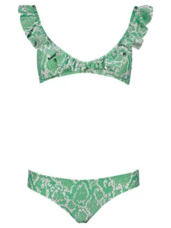 Bikini In Grün/ Rosa