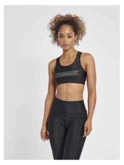 Hummel Sport-BH "TE Tola" In Schwarz -CMP || super.natural || Odlo Verkäufe hummel sport bh te tola in schwarz 4