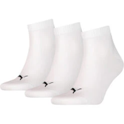 3er Pack Socken Quarter In Weiß