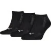 3er Set Sneakersocken In Schwarz