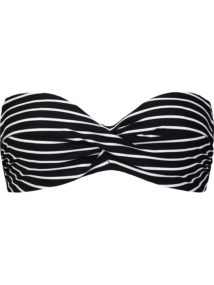 Bikini-Oberteil In Schwarz/ Weiß 3 Bikini-Oberteil In Schwarz/ Weiß – Bild 2