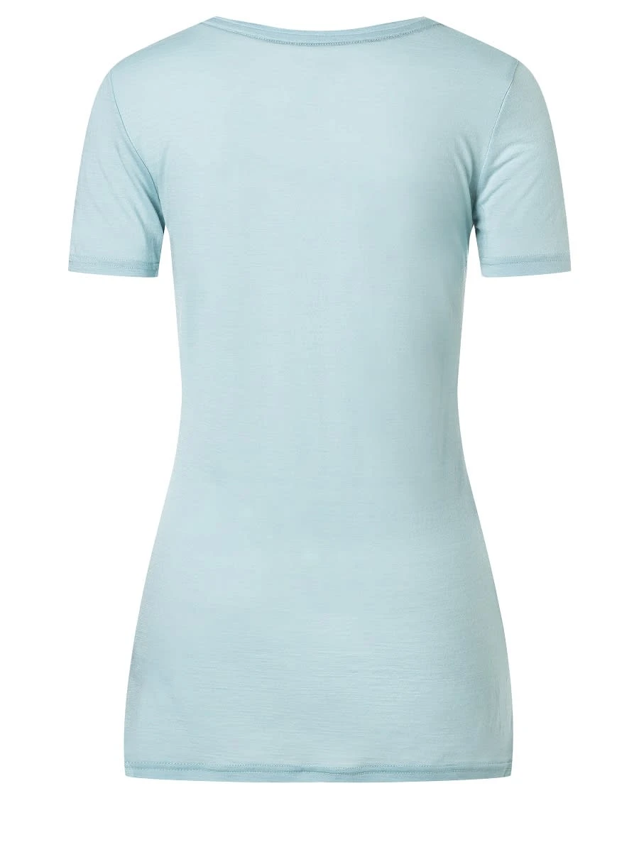 Super.natural Merino T-Shirt In Himmelblau 4 Super.natural Merino T-Shirt In Himmelblau – Bild 2
