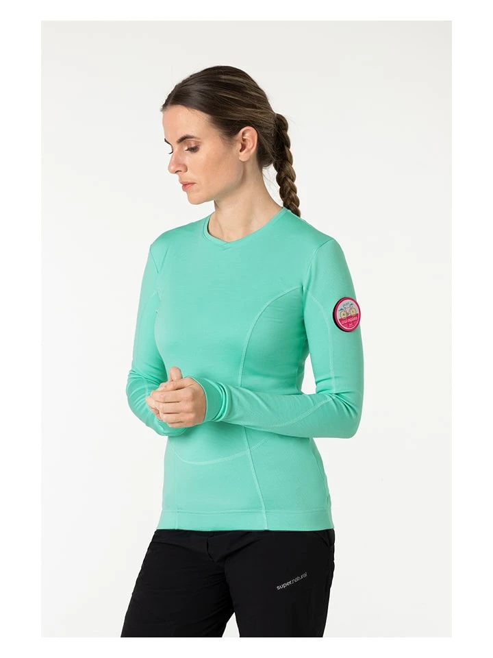 Super.natural Trainingsshirt "Grava" In Türkis 4 Super.natural Trainingsshirt "Grava" In Türkis – Bild 2