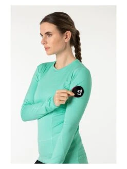 Super.natural Trainingsshirt "Grava" In Türkis 11 Super.natural Trainingsshirt "Grava" In Türkis -CMP || super.natural || Odlo Verkäufe super natural trainingsshirt grava in turkis 2