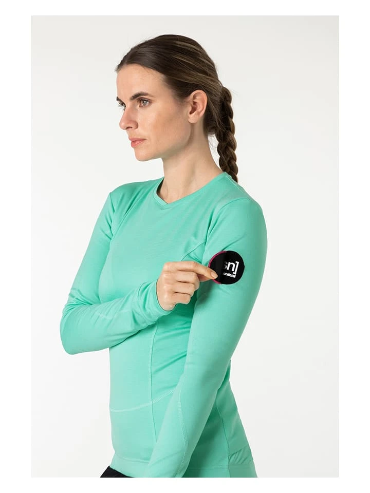 Super.natural Trainingsshirt "Grava" In Türkis 5 Super.natural Trainingsshirt "Grava" In Türkis – Bild 3