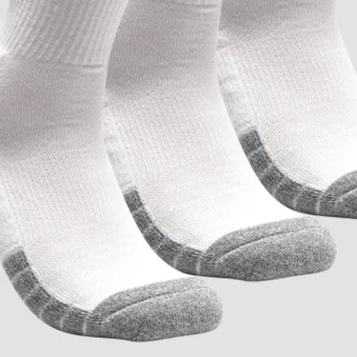 Under Armour Fitness Socken HeatGear Crew Socks 3er-Pack White 5 Under Armour Fitness Socken HeatGear Crew Socks 3er-Pack White – Bild 3